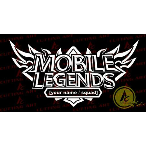 Mlbb Sticker Notebook Jual Mobile Legend Sticker Cutting / Stiker Logo MLBB Custom Nama - Kab ...