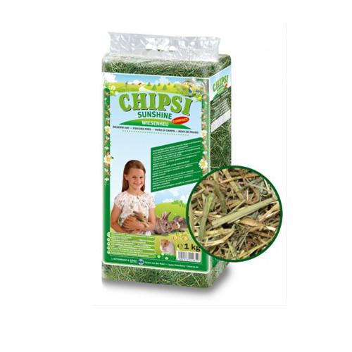 Foto Produk Chipsi Sunshine Meadow Hay 1kg Rumput Kelinci Marmut Chinchilla - EXP 2022-11 dari Hime petshop