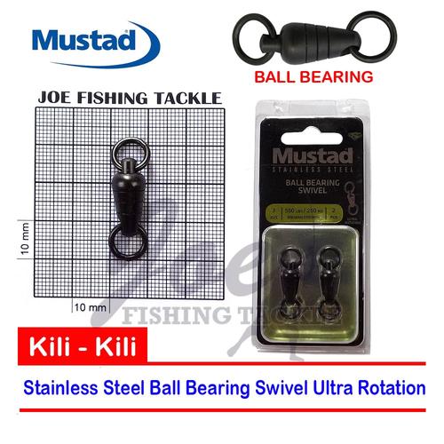Foto Produk Mustad Size 7 Ball Bearing Swivel 250 Kg MA100SS - Kili Kili dari Joe Fishing Tackle