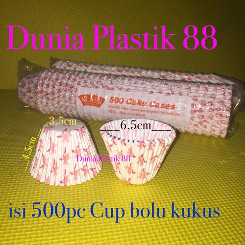 Jual 500PC paper baking CUP cetakan kertas klassi cake cases kue BOLU ...