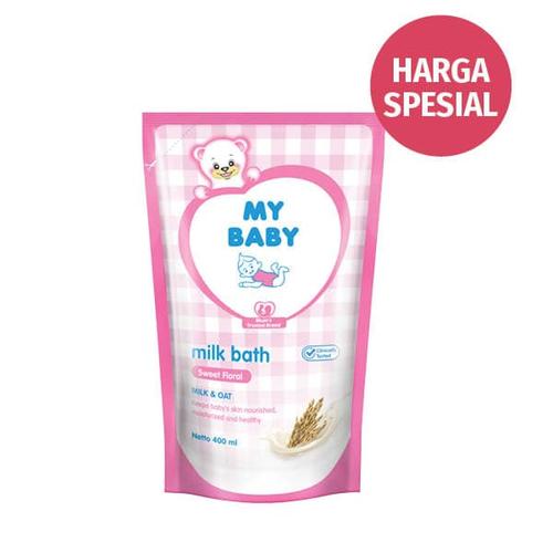 Foto Produk MY BABY MILK SOAP SWEET FLORAL REFILL 400ML dari LotteMart Indonesia
