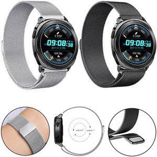 Gambar Milanese Stainless Steel Strap Samsung Galaxy Gear S3 Sport 2017 20mm - Hitam dari Logam Mulia Termurah Jakarta Utara Tokopedia