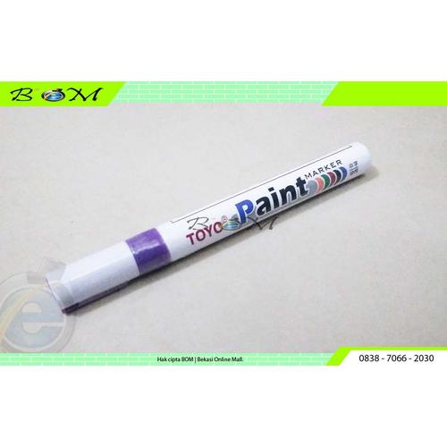 Jual spidol marker mobil moto ban tyre toyo paint warna ungu