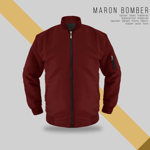 Foto Produk JAKET BOMBER MARON TASLAN - SIZE S dari bosku.apparel