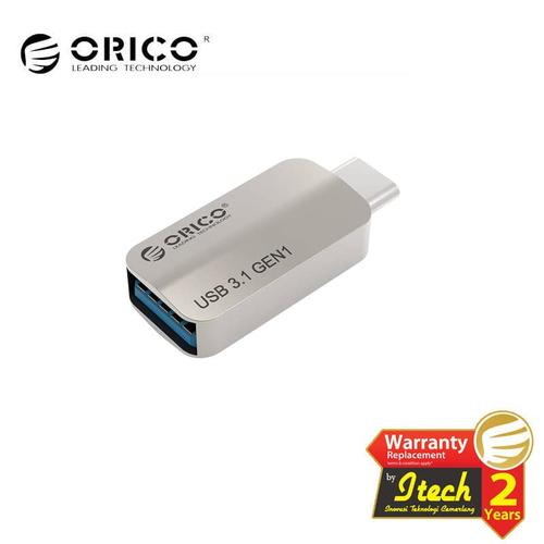 Foto Produk ORICO CTA2 Type-C to USB-A OTG Adapter - silver dari ORICO INDONESIA