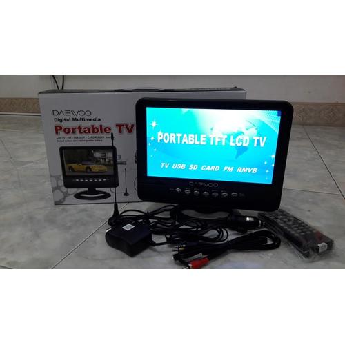 Jual TV PORTABLE DAEWOO 9.5 INCH + 