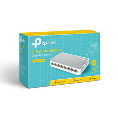 Foto Produk TP-Link TL-SF1008D 8-Port 10/100Mbps Desktop Switch dari Network Online