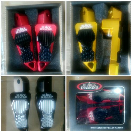 Foto Produk Footstep Belakang Yamaha Aerox NMAX XMAX by Blackdiamond - Hitam dari Adjat Accesoris