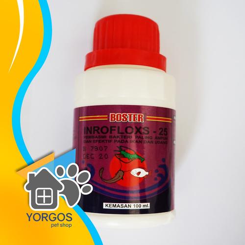 Foto Produk Boster Enro Enrofloxacin Cair Inrofloxs 25 Antibiotik Ikan dari Anugerah PS