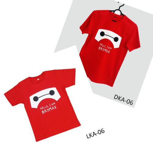 Baju Couple Keluarga Motif Big Hero 
