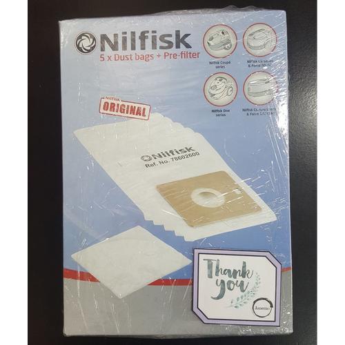 Gambar DUST BAG(5)&PRE FILTER 78602600 NILFISK VACUUM CLEANER NEO COUPE&ONE dari Ja Nemo undefined Tokopedia
