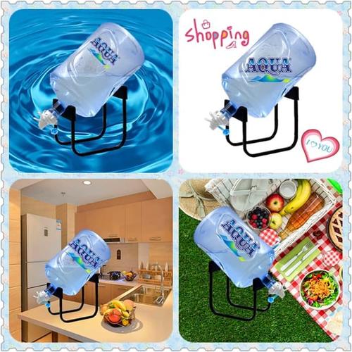 Foto Produk rak galon/Dudukan/Kaki/Bracket/Dispenser/Tatakan/Tempat Galon Aqua dari Fioren Shop