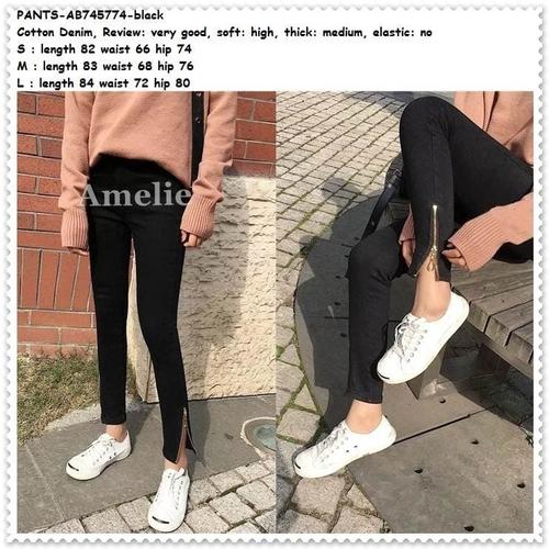 Slim Skinny Jeans Denim Pants Wanita 
