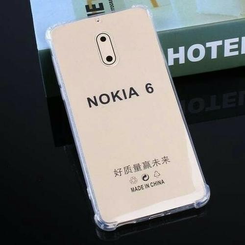 Foto Produk Nokia 6 - Jelly Case Transparan Softcase Anti Crack dari bms acc