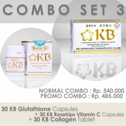 Gambar 30 KB GlutaNAC + 30 Rosehips Vit. C + 30 Collagen Supplement dari DOLzBeauty Jakarta Utara Tokopedia
