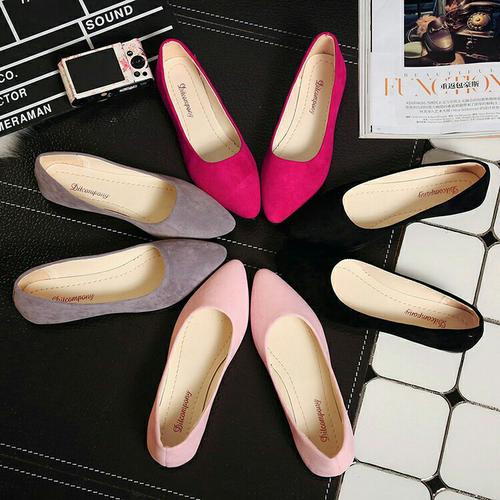 Foto Produk FLATSHOES/BALET POLOS - Abu-abu Muda, 38 dari tipani-shop