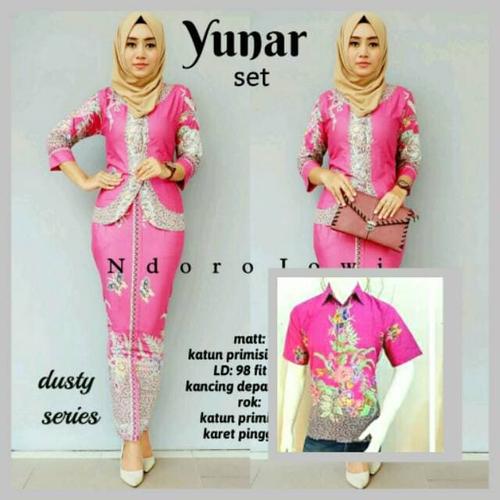 Foto Produk sarimbit (couple) rnb bunga kupu Murah ukuran kebaya dan kemeja JUMBO dari Simi Fasion Shop