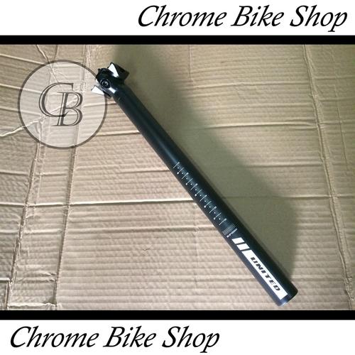 Foto Produk Seatpost Tiang Sadel Sepeda 30.9 Alloy Hitam 40cm United dari Chrome Bike Shop