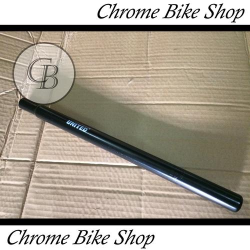 Foto Produk Seatpost Tiang Sadel Sepeda 25.4 Besi Hitam 40cm United dari Chrome Bike Shop