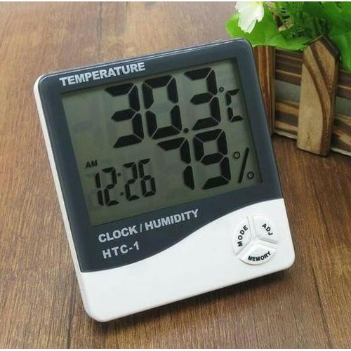 Foto Produk Alat Pengatur Suhu Ruangan HTC-1 Thermometer Digital Hygrometer Lcd dari Widya Lestari Shop
