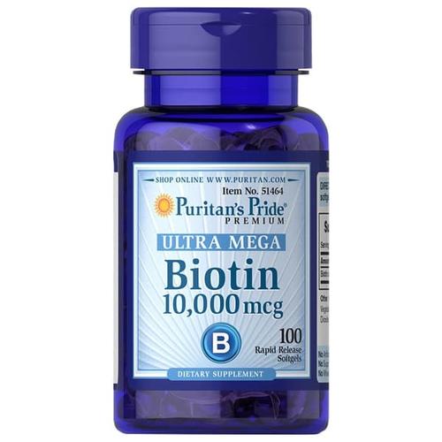 Foto Produk Puritan Ultra Biotin 10.000mcg Isi 100 Tablet Untuk Brewok & Rambut dari Maine Beards