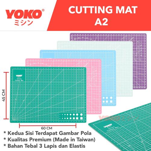 Jual Cutting Mat 9Sea Ukuran A2 60x45cm/Double Side Dua Sisi (Nine