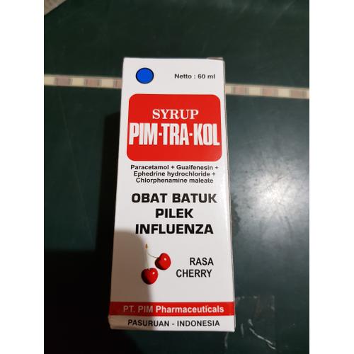 Foto Produk Pim-Tra-Kol / Pimtrakol Cherry 60 ml dari Apt Sentosa