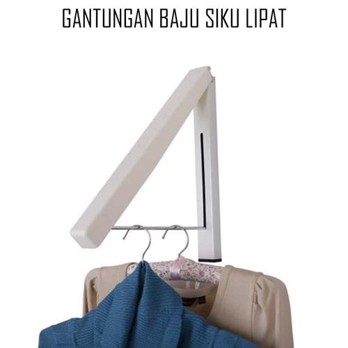 Foto Produk Gantungan Dinding H01 untuk Baju Pakaian Celana Serbaguna dari Ji-en Collection