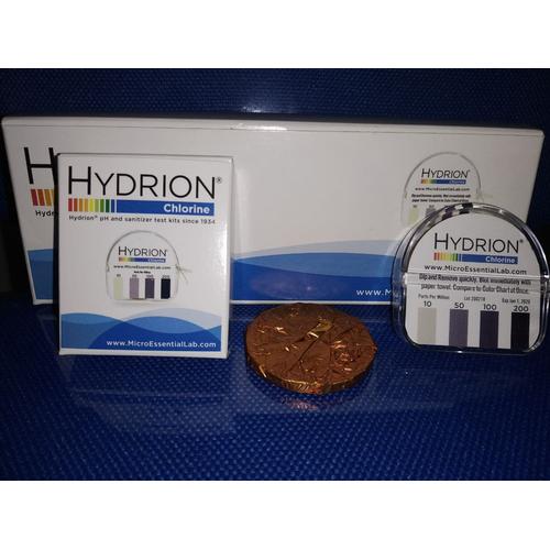 Foto Produk Hydrion CM-240, Chlorine Test Paper, range : 10-200 PPM dari ROSELINDOTAMA SAINTIFIK