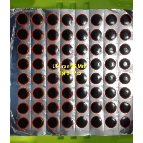 Foto Produk Karet Tambal Ban Tubeless Maruni TUBE PATCH Diameter 25mm Isi 64 Pcs dari Autosupply88 OnShop