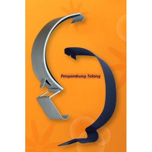 Foto Produk Gutter joint/penyambung talang air 1/2 lingkaran metal baja zincalume dari Atapzinctruss