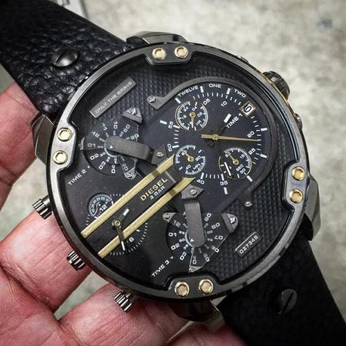 Jual Jam Tangan Diesel DZ7348 Black Leather - Jakarta Selatan -  BANDAR-ARLOJI | Tokopedia