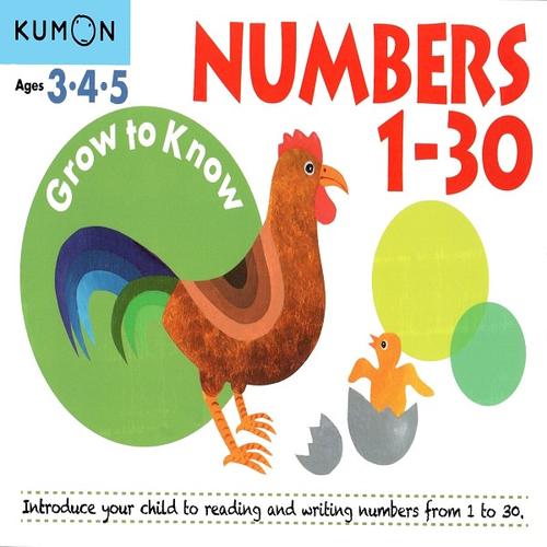 Foto Produk Buku Anak - Kumon - Grow to Know: Numbers 1-30 dari Kumon Publishing INA