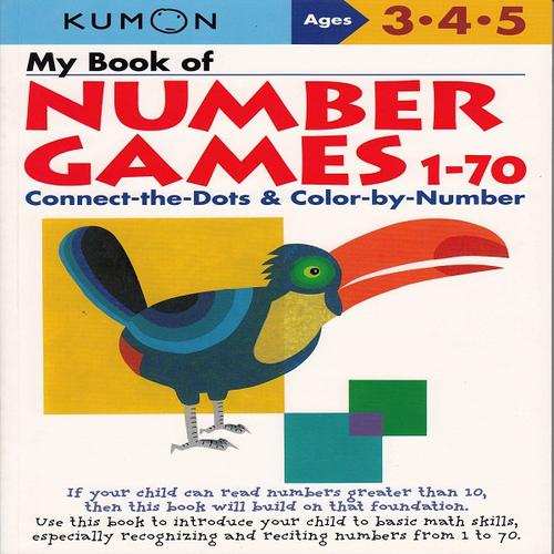 Foto Produk Buku Anak - Kumon - My Book of Number Games 1-70 dari Kumon Publishing INA