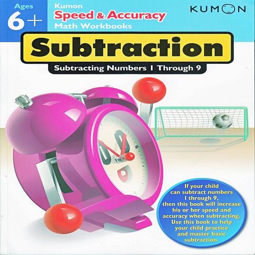 Foto Produk Buku Anak - Kumon - Speed & Accuracy: Subtracting Numbers 1-9 dari Kumon Publishing INA