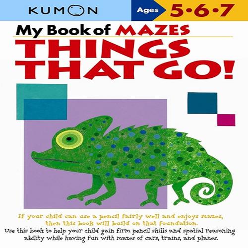 Foto Produk Buku Anak - Kumon - My Book of Mazes: Things that Go! dari Kumon Publishing INA