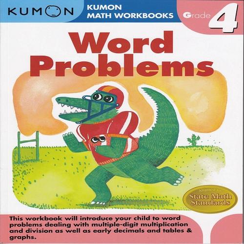 Foto Produk Buku Anak - Kumon - Grade 4 Word Problems dari Kumon Publishing INA