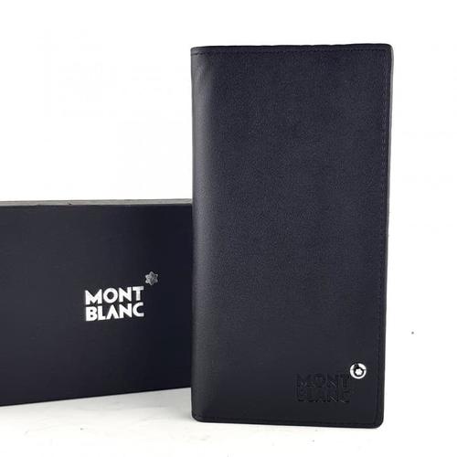 Foto Produk Dompet Panjang Kulit Asli Pria Wanita Murah -MNT BL ROJ-3 BLACK IMPOR dari KARUNIA JAYA STORE