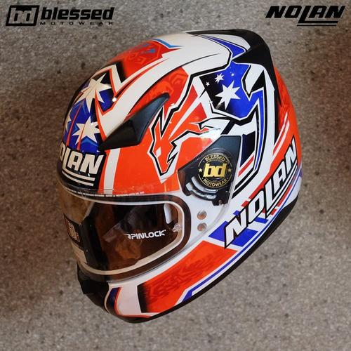 Foto Produk Nolan N60-5 Gemini Replica Casey Stoner Suzuka White 026 dari Blessed Motowear