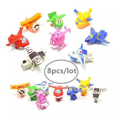 Foto Produk Mainan Super Wings 1 set isi 8 pcs / Topper Kue Super Wings dari OyaOna Shop
