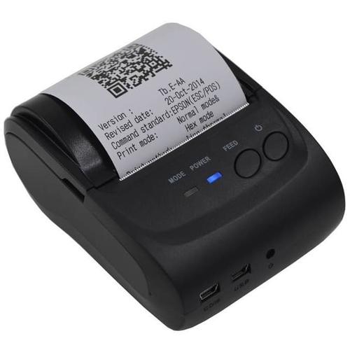 Foto Produk Zjiang Printer Resep Thermal Bluetooth - ZJ-5802 - Black dari rubic wear