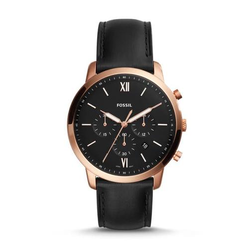 Foto Produk Fossil Neutra Chronograph Black Leather Watch FS5381 dari Luxolite SG Timepieces