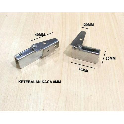 Foto Produk Engsel Pivot Jepit Kaca Ke Kayu dari Toko Income
