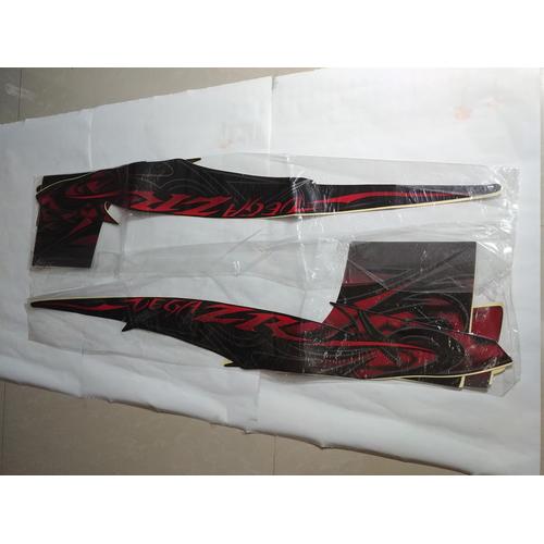 Foto Produk Stiker Bodi & Lis Body & Striping Vega Zr 2010 Merah dari Lestari Motor 2