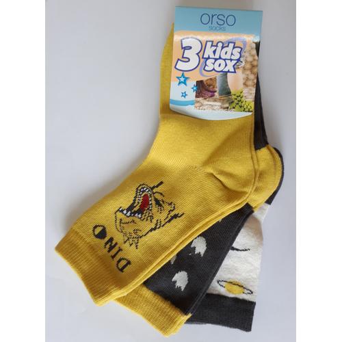 Foto Produk ORSO Kaos Kaki Anak Laki-Laki 3pasang Seri Dino dari Meg's Bookstore