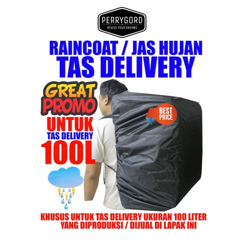 Foto Produk Raincoat jas hujan tas delivery uk 100 liter dari retropickers