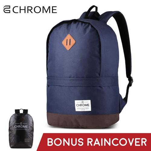 Gambar Tas Ransel Pria Backpack Chrome 04 Biru dari chromebag undefined Tokopedia