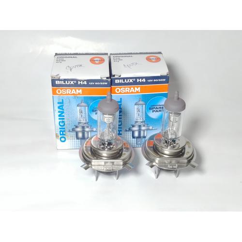 Foto Produk Bohlam Depan Osram Bilux H4 Mobil 2 Pcs (ORIGINAL OSRAM) 60/55W 12V dari Lestari Motor 2