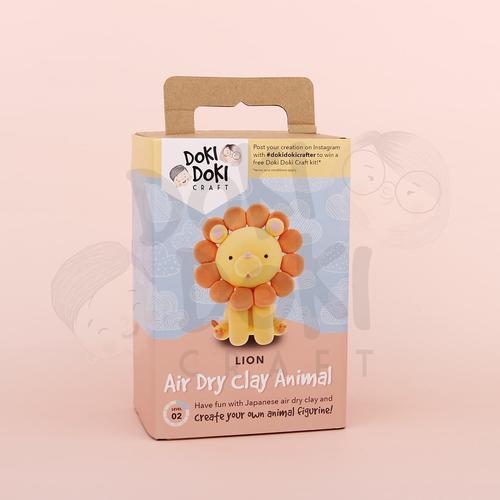Foto Produk Animal Clay Craft Kit - DIY - Lion / Singa Kerajinan Tangan dari Doki Doki Craft