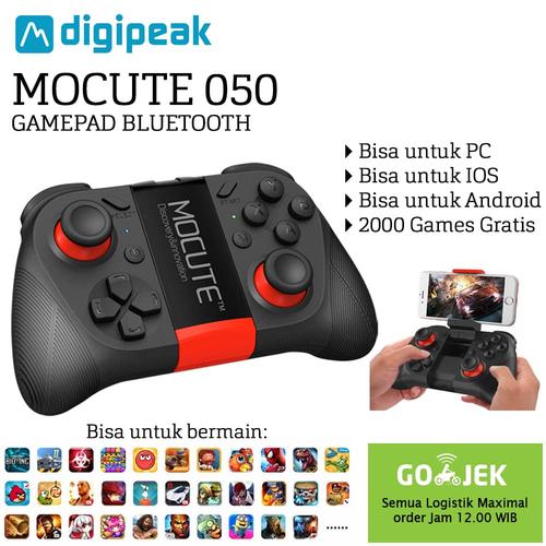Foto Produk MOCUTE 050 VR Game Pad Android Joystick Bluetooth Controller - Hitam dari Unitech Official